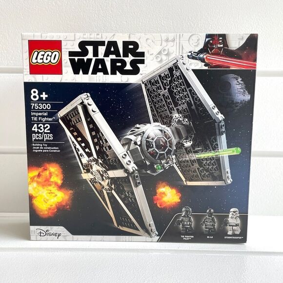 LEGO Star Wars Imperial TIE Fighter 75300 100% Complete With Box, Manual, & Mini - Picture 2 of 5